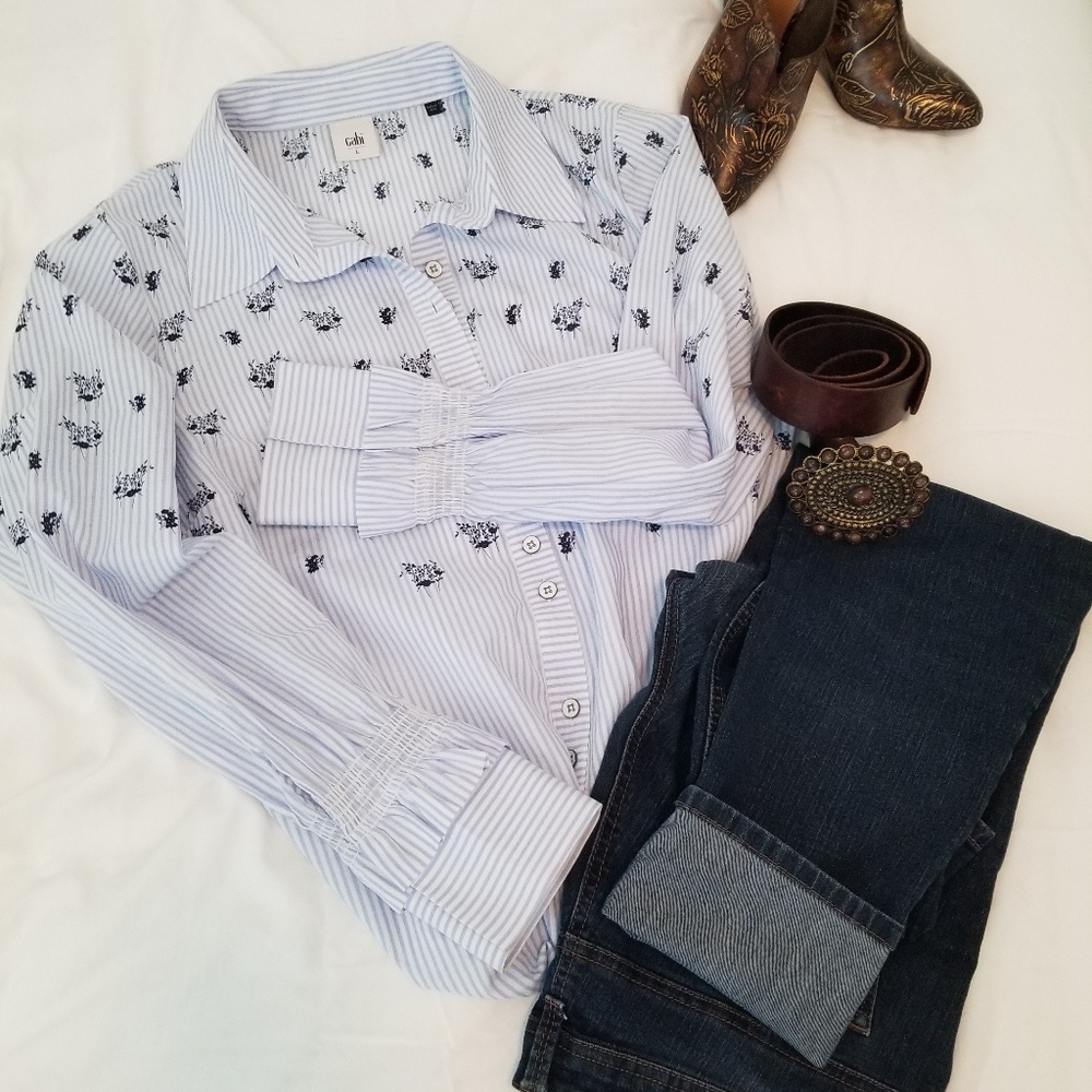 cabi Whitney Shirt, sz L